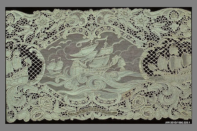 Runner (from a set of table linens) — Unknown