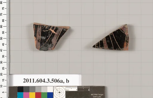 Terracotta fragments of a column-krater (bowl for mixing wine and water)