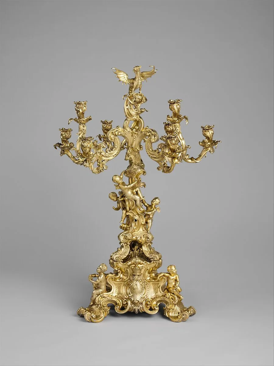 Nine-light candelabrum — Paul Storr