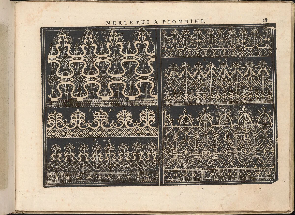Fiore D'Ogni Virtu Per le Nobili Et Honeste Matrone, page 38 (recto) — Isabella Catanea Parasole|Antonio Fachetti