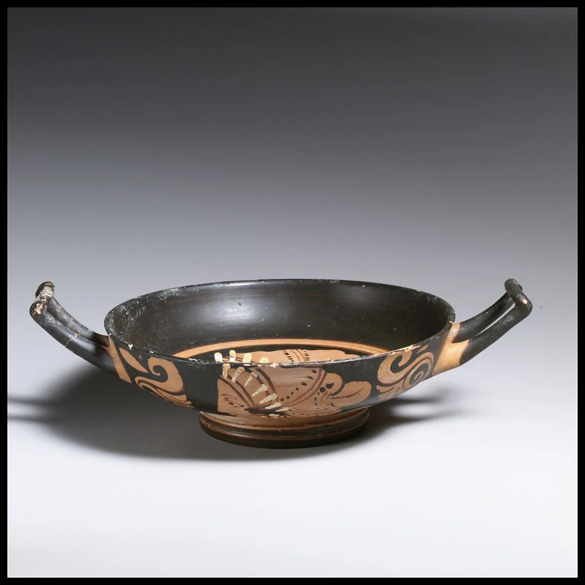 Terracotta stemless kylix (drinking cup) — St. Antimo Group