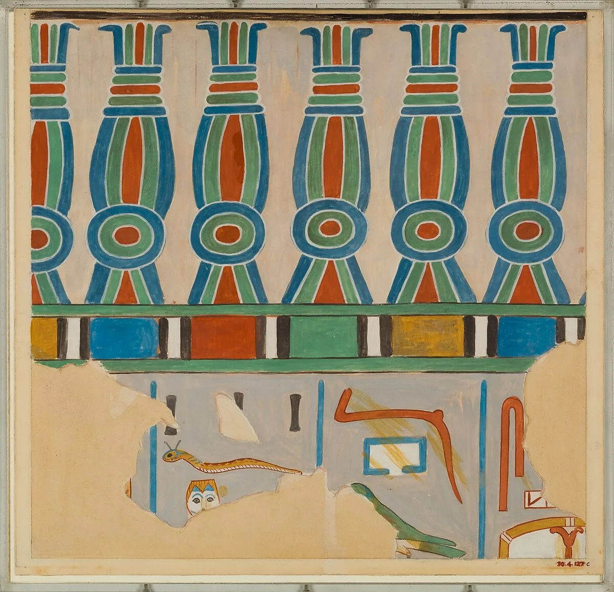 Kheker Friese, Tomb of Tjay — Charles K. Wilkinson