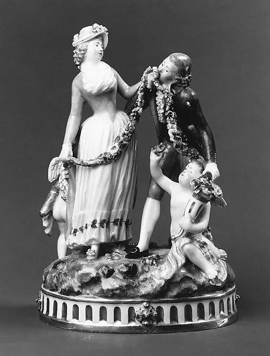Lovers with Cupids — Andreas Hald|Royal Porcelain Manufactory
