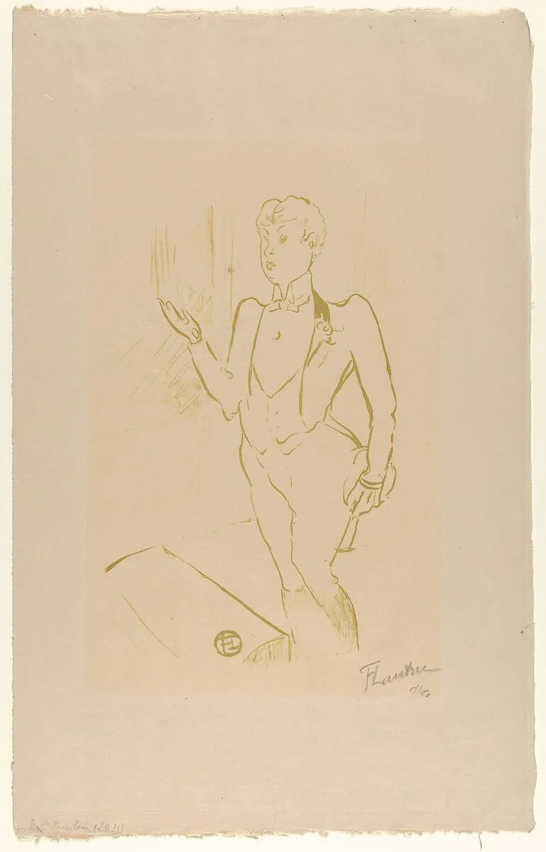 Mary Hamilton (from Le Café Concert) — Henri de Toulouse-Lautrec|l'Estampe Originale|Edward Ancourt