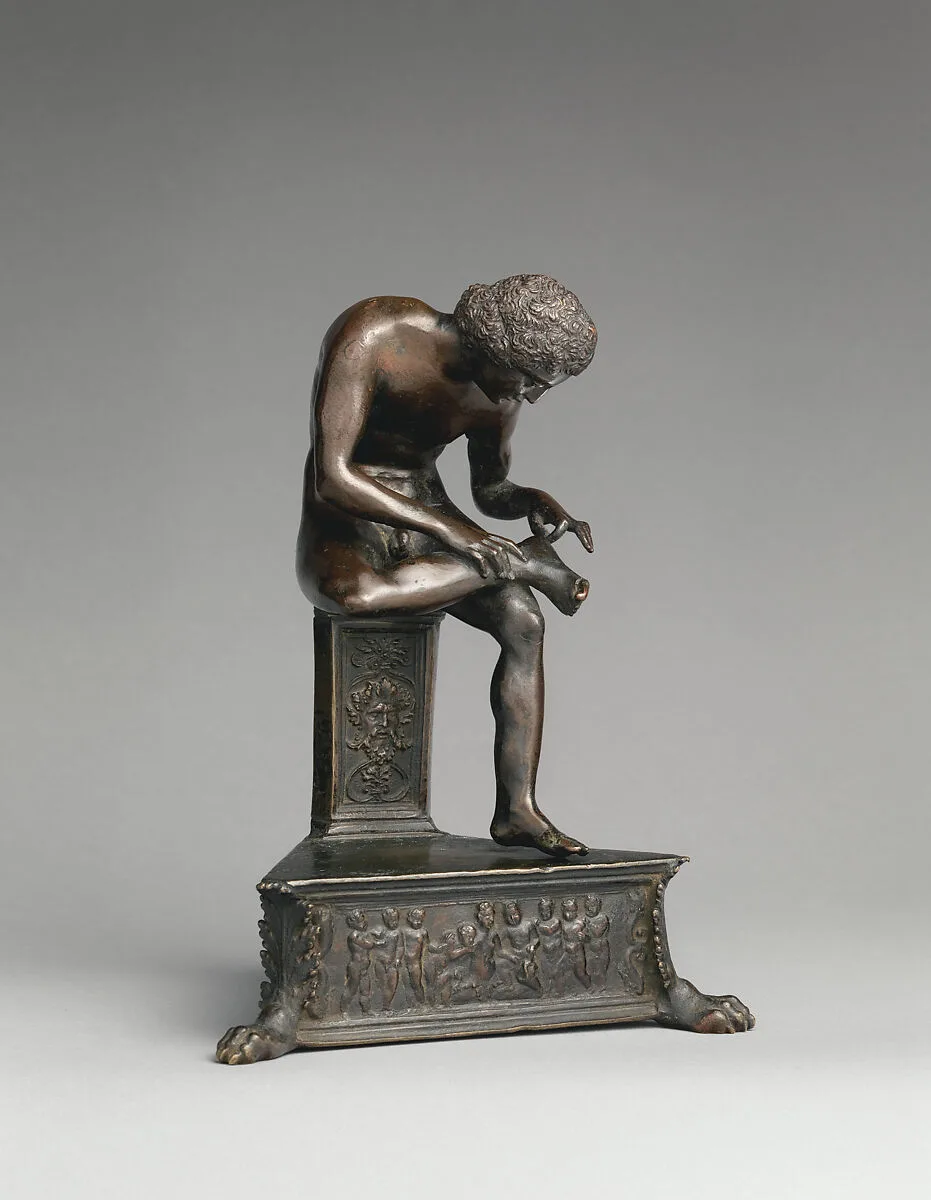 Spinario (boy pulling a thorn from his foot) — Unknown