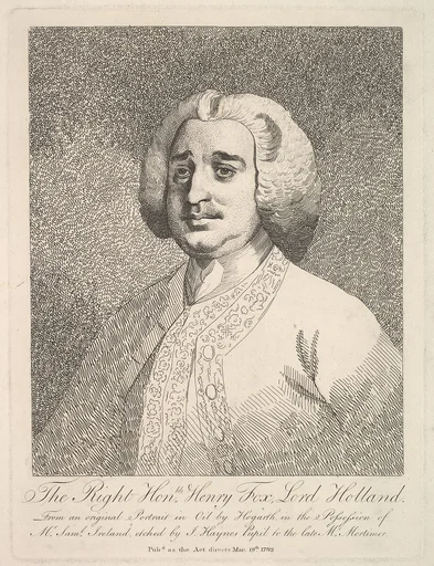 The Right Honorable Henry Fox, Lord Holland