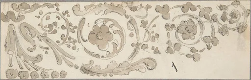 Sketch of Foliate Decoration