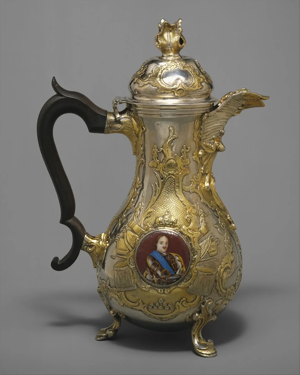 Coffeepot (part of a set) — Johan Henrik Blom|Pietro Rotari