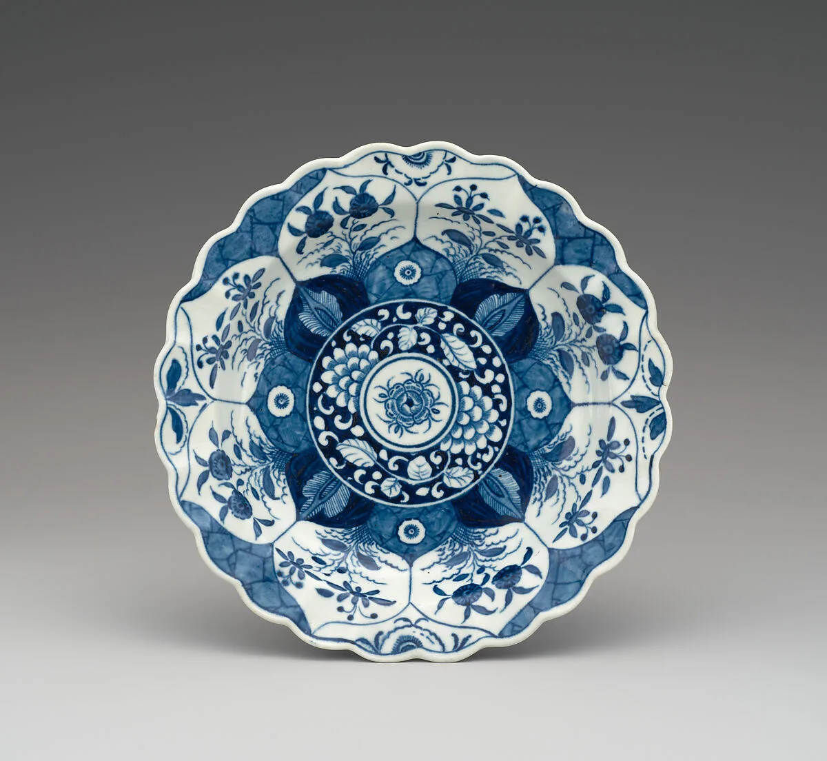 Plate (one of a pair) — Worcester factory