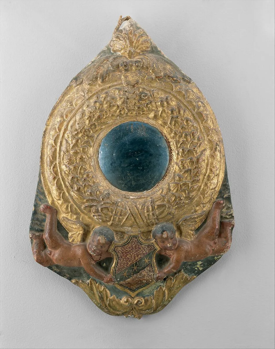 Tondo mirror frame — Benedetto da Maiano