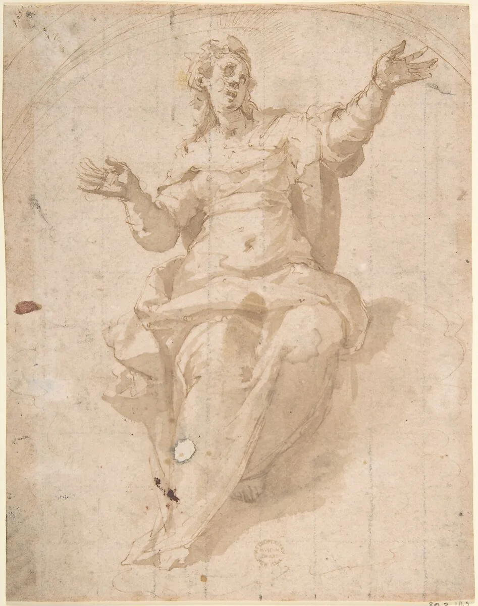 Study for the Ascension of the Virgin — Marco Pino