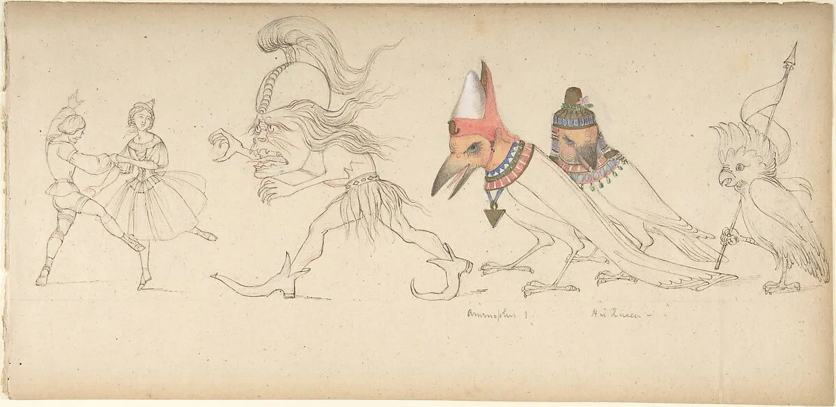 Frieze of Figures and Birds — Rev. Geoffrey Liddell Johnstone