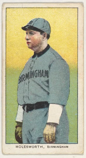 Molesworth, Birmingham, Southern League, from the White Border series (T206) for the American Tobacco Company
