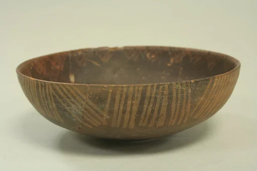 Orangeware Bowl with Lines
