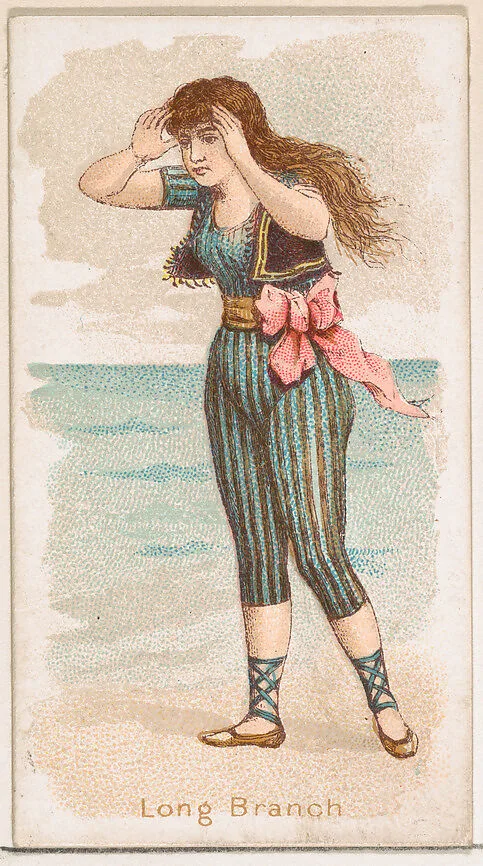 Long Branch, from the Fancy Bathers series (N187) issued by Wm. S. Kimball & Co. — William S. Kimball & Company