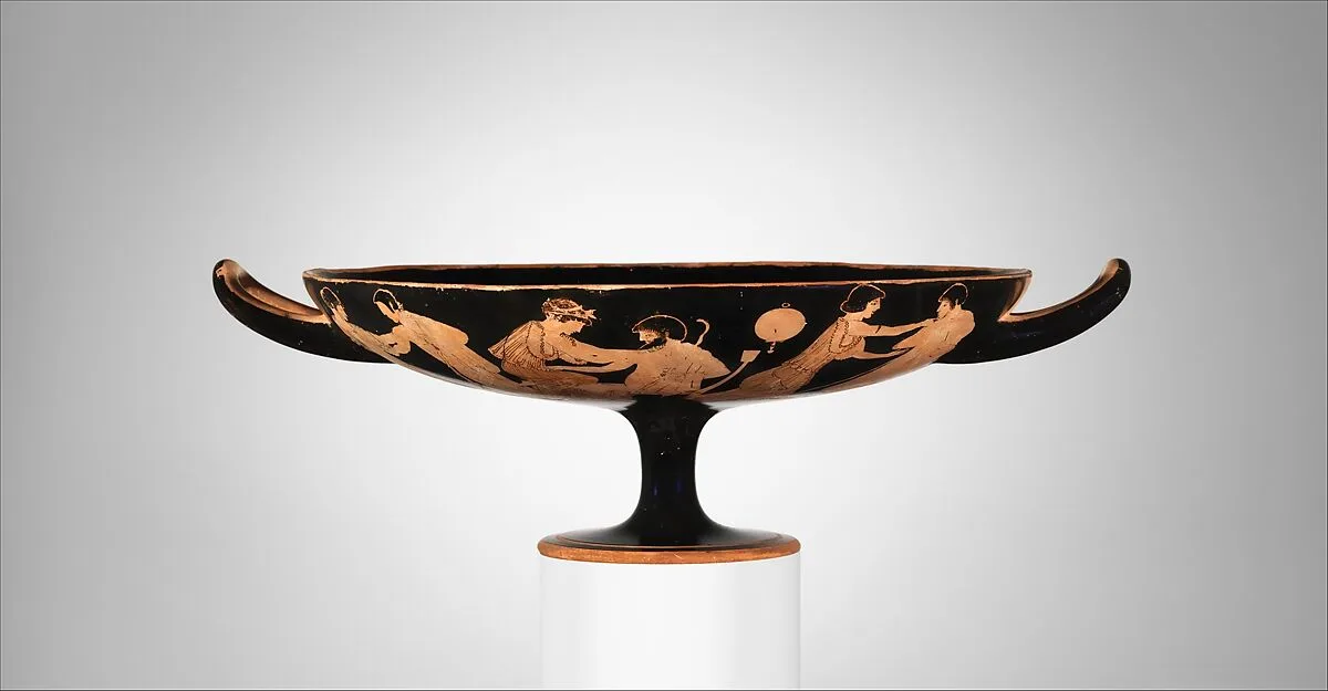 Terracotta kylix (drinking cup) — Hieron|Makron