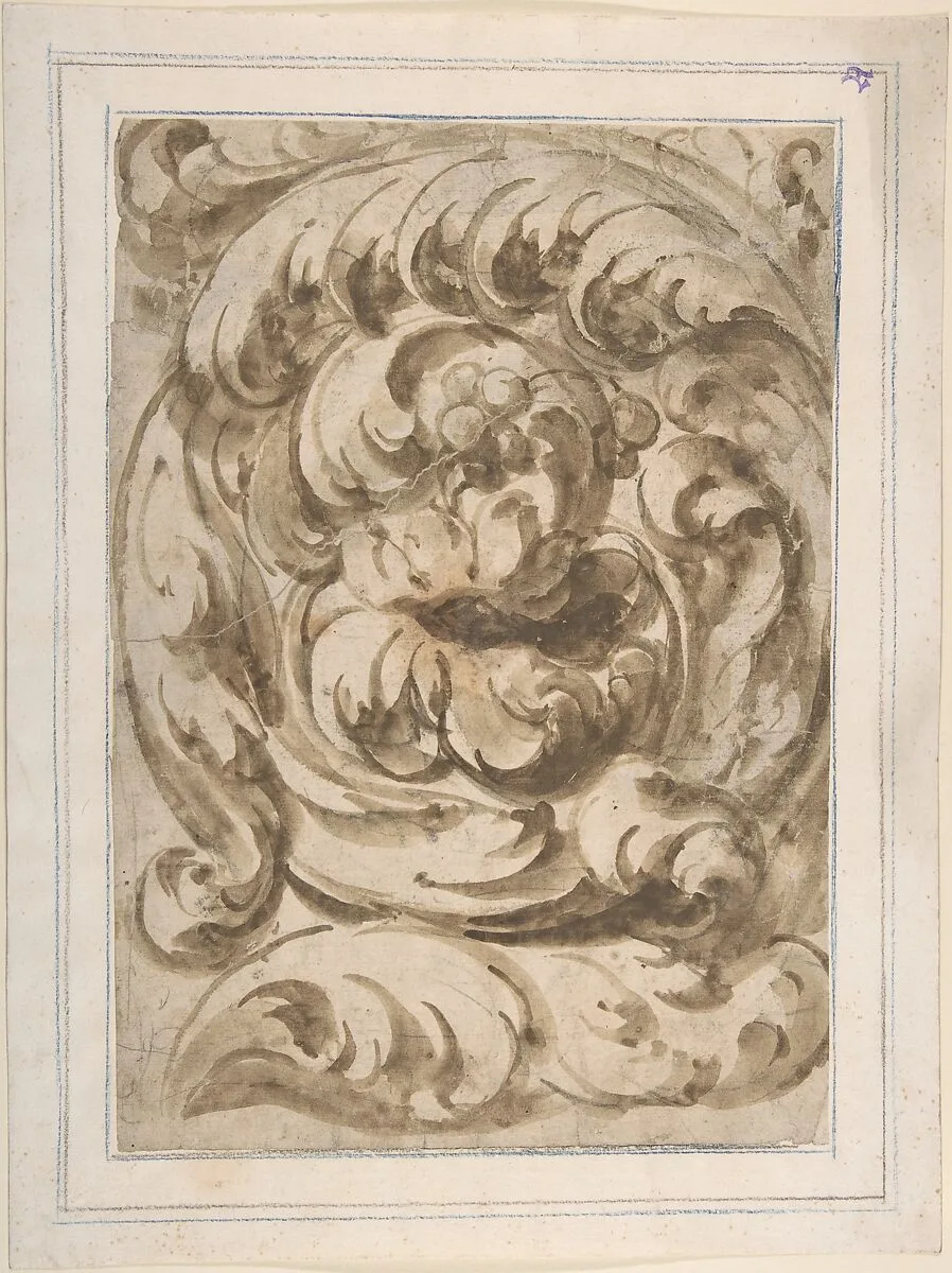 Acanthus Scroll — Anonymous, Italian, 17th century