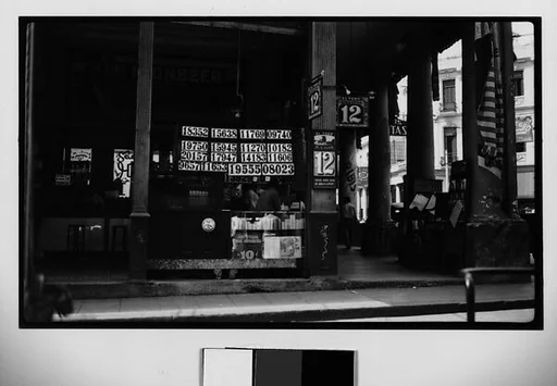 [Lottery Ticket Shop Under Colonnade, Havana]