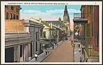 Chartres Street, View in the Old French Quarter, New Orleans, La.