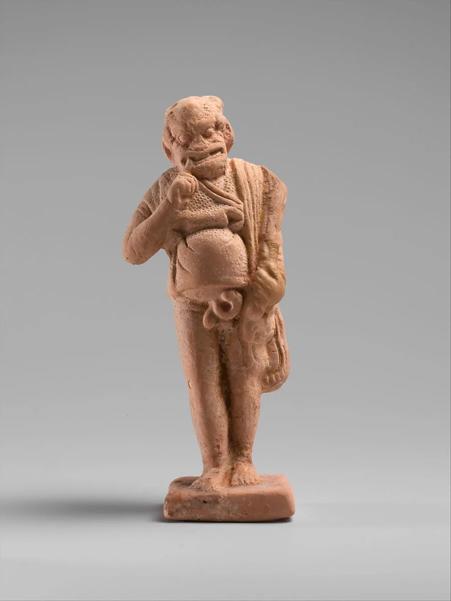 Terracotta statuette of an actor — Unknown