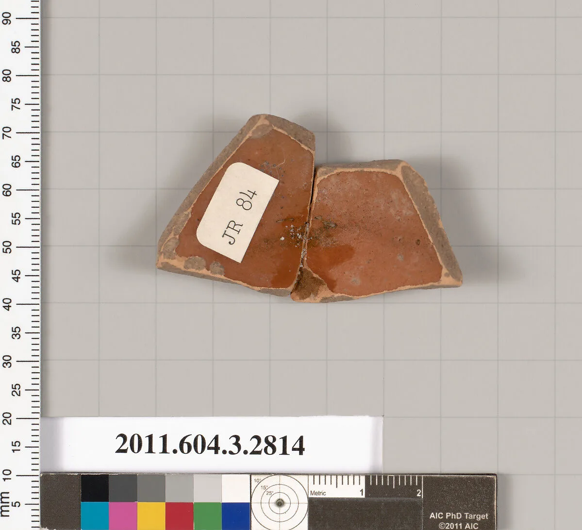 Terracotta fragment of a kylix (cup)? — Unknown