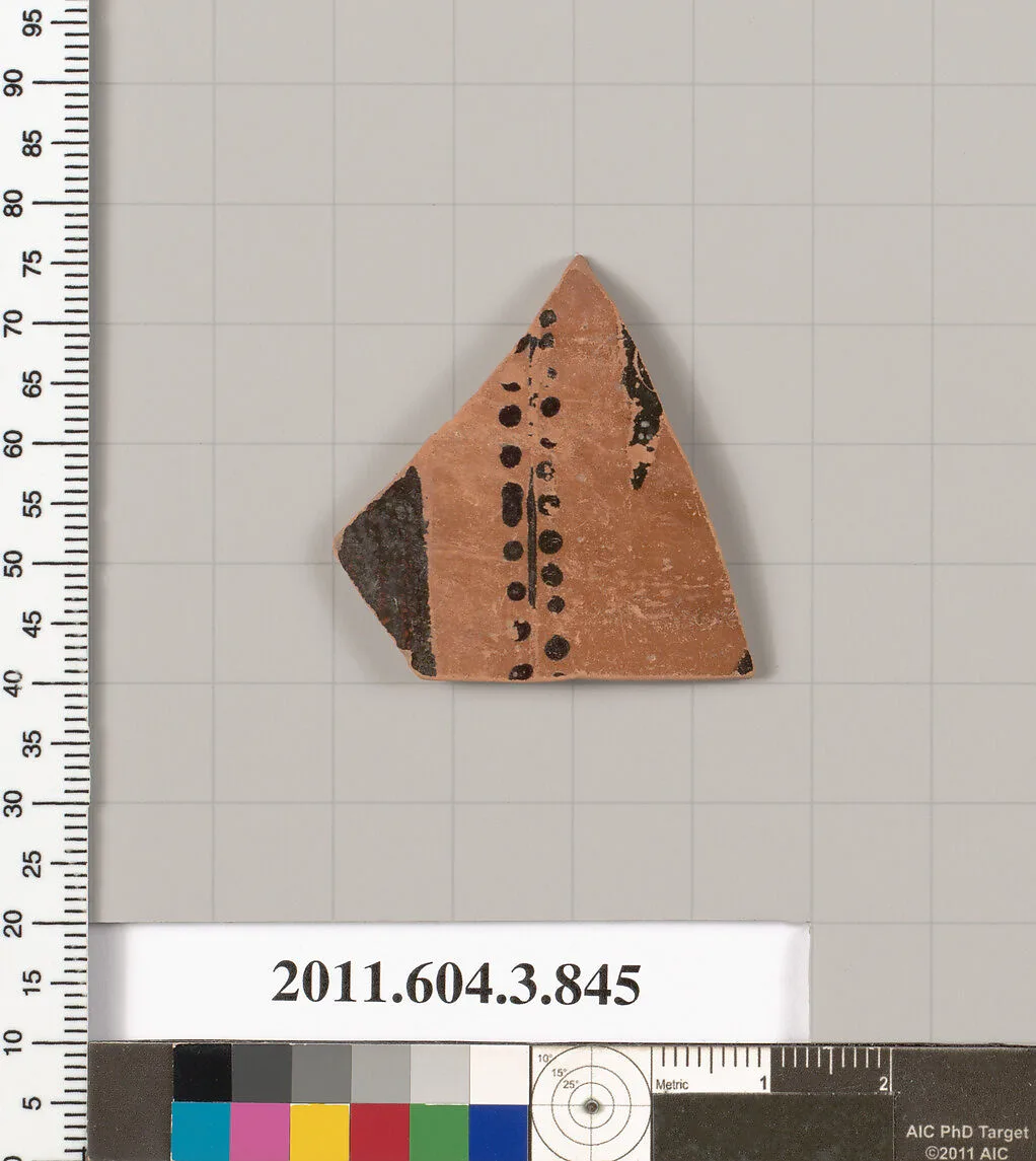Terracotta fragment of a lekythos (oil flask) — Unknown