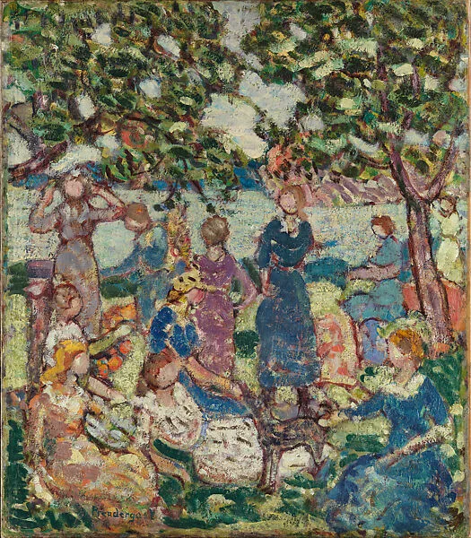 Picnic by the Inlet — Maurice Brazil Prendergast
