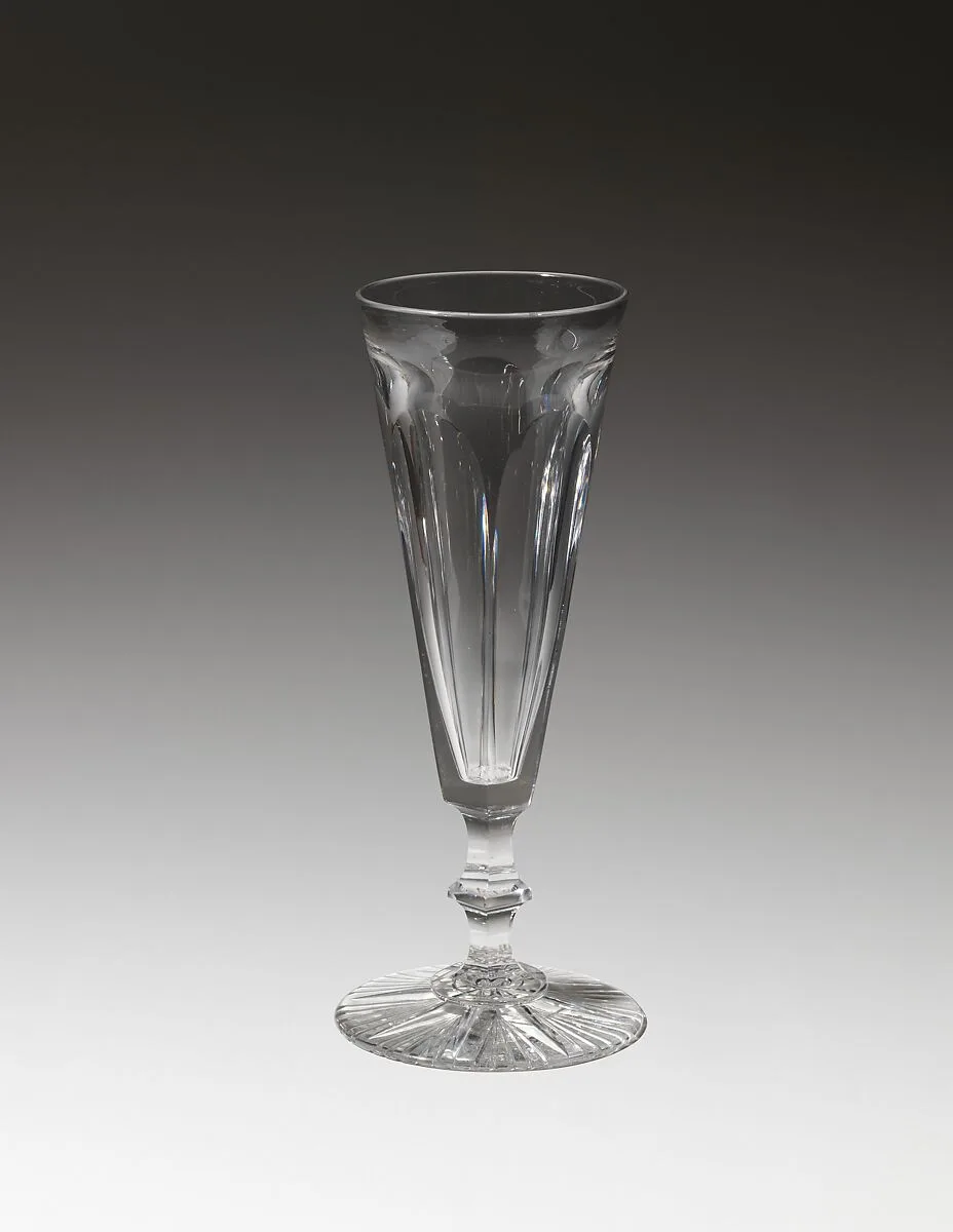 Champagne flute — Jersey Glass Company of George Dummer