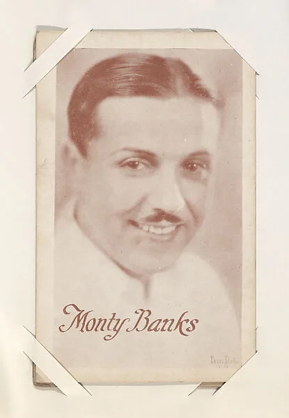 Monty Banks from Movie Stars Exhibit Cards series (W401) — Unknown