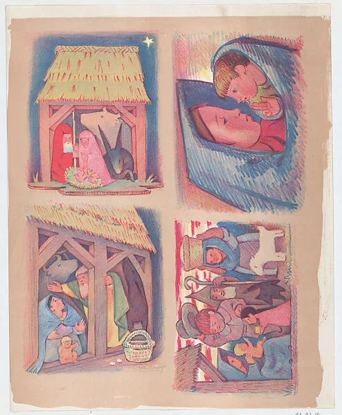 Four Nativity scenes — Jean Charlot|Albert Carman
