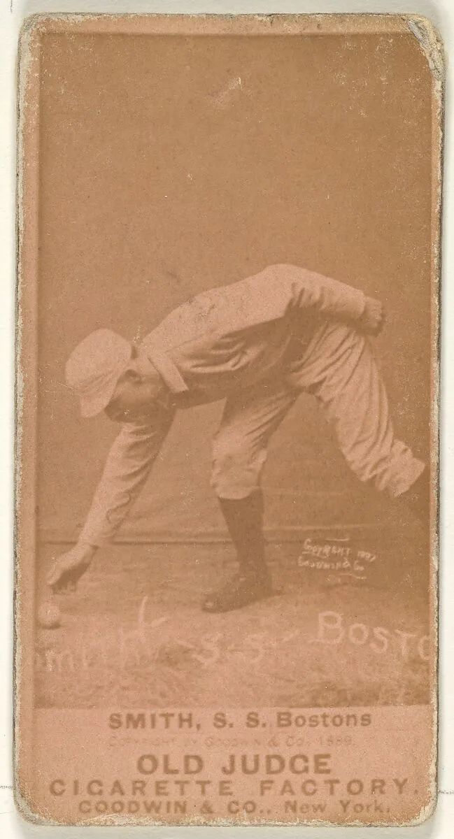 Smith, Shortstop, Boston, from the Old Judge series (N172) for Old Judge Cigarettes — Goodwin & Company
