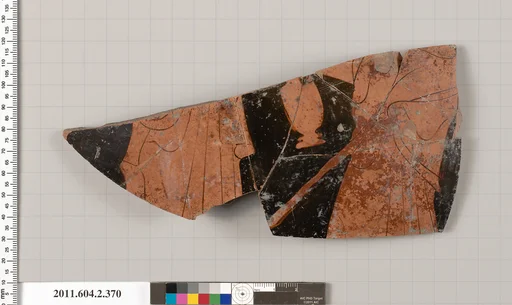 Terracotta fragment of a column-krater (bowl for mixing wine and water)