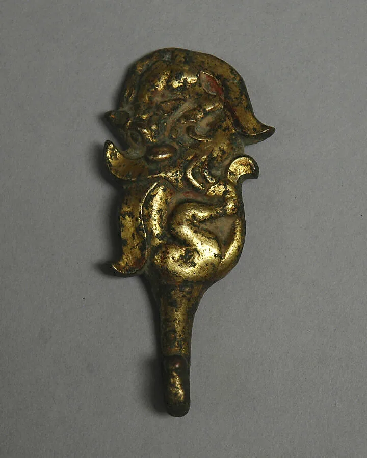 戰國 鎏金青銅带鈎|Belt hook — Unknown