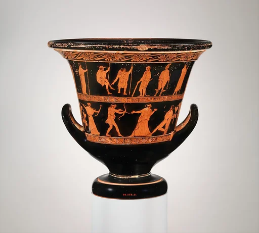 Terracotta calyx-krater (bowl for mixing wine and water)