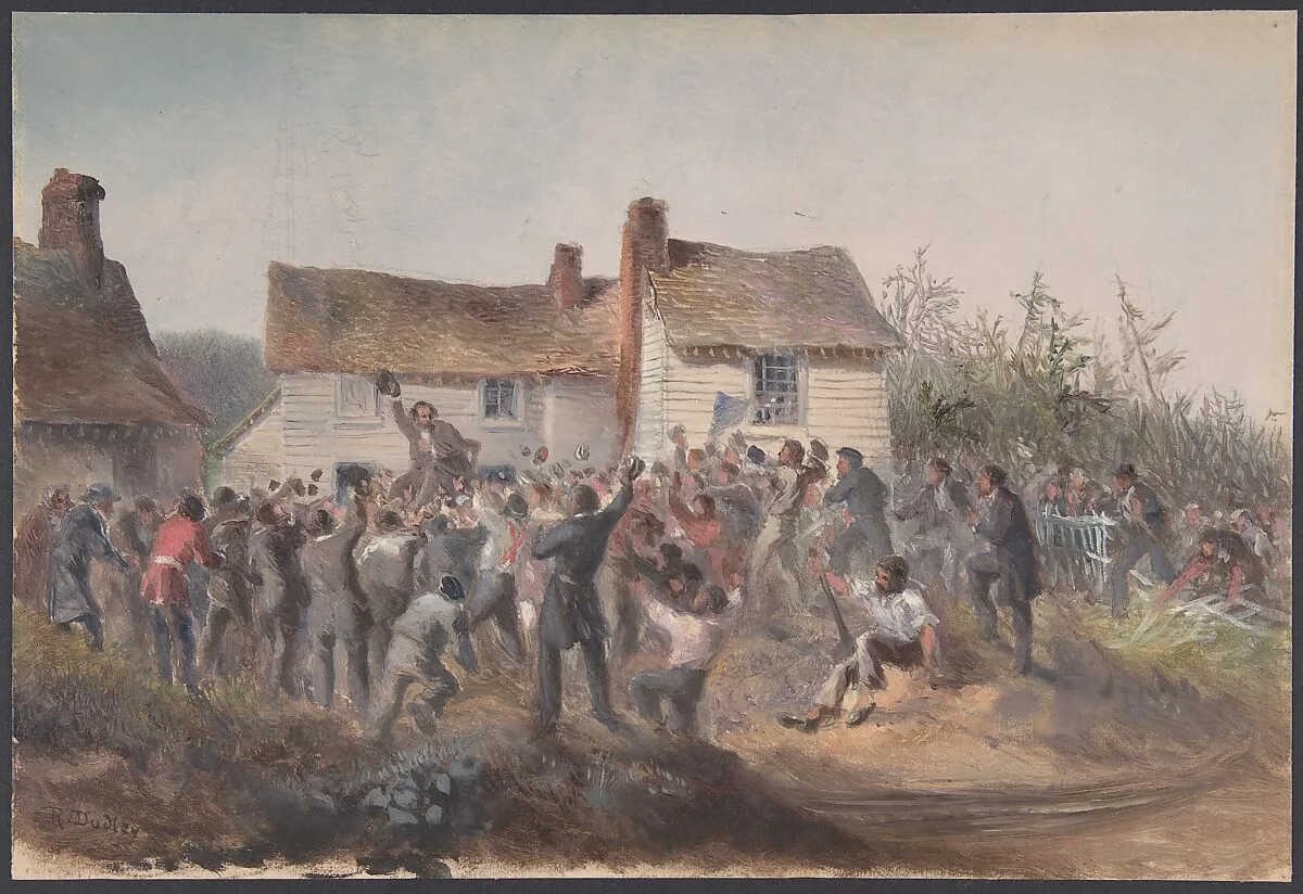 September 8th at Heart's Content, the day of the successful termination of the work of laying, recovering, completing and testing the Atlantic Telegraph Cables of 1865 and 1866 — Robert Charles Dudley