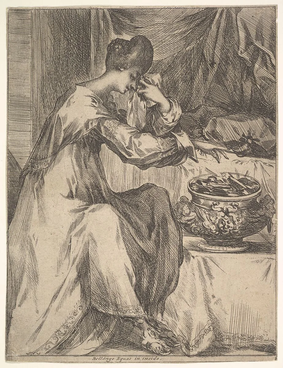 The Suicide of Portia — Jacques Bellange