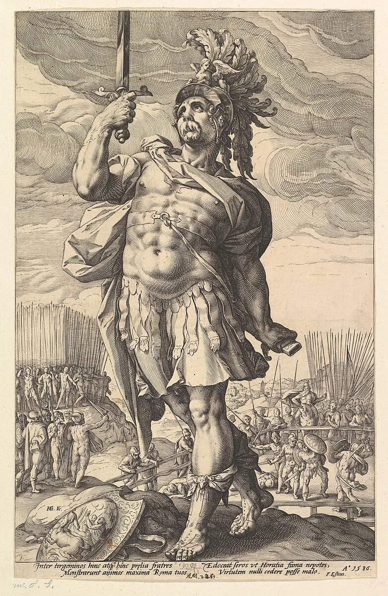 Publius Horatius — Hendrick Goltzius