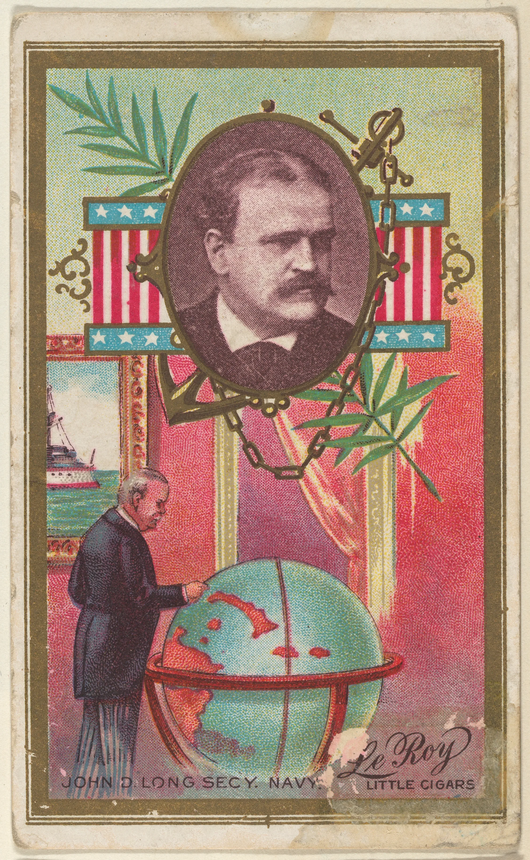 John D. Long, Secretary, U.S. Navy, from the "Generals" series (T63), issued by LeRoy Little Cigars — LeRoy Little Cigars