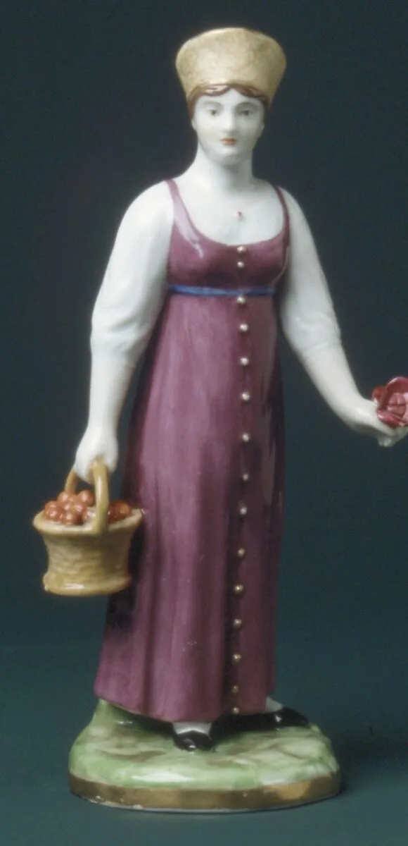 Woman with a Fruit Basket — Gardner Manufactory