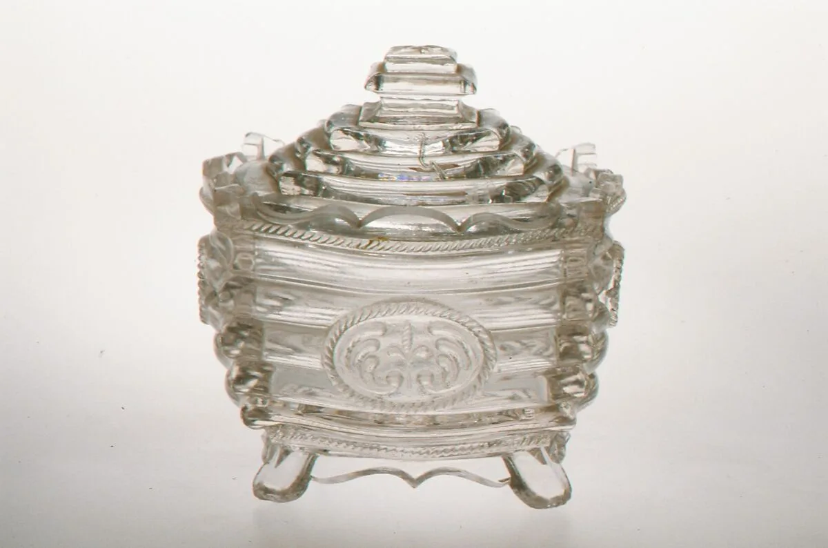 Sugar bowl — New England Glass Company