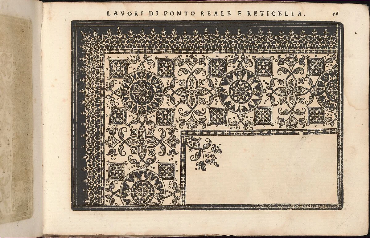 Teatro delle Nobili et Virtuose Donne..., page 26 (recto) — Isabella Catanea Parasole|Mauritio Bona
