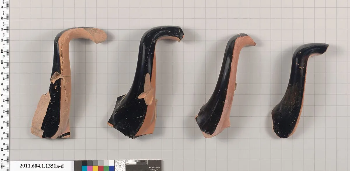 Terracotta fragments of kylikes (drinking cups) — Unknown