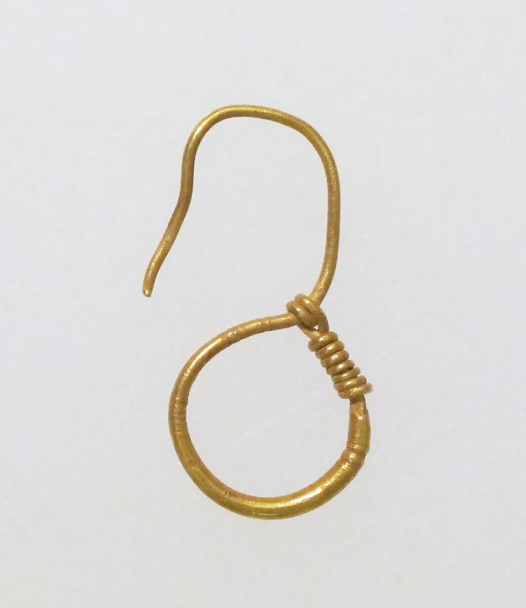 Earring, delta-shaped — Unknown