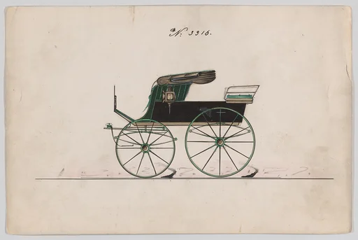 Design for Stanhope Phaeton, no. 3316