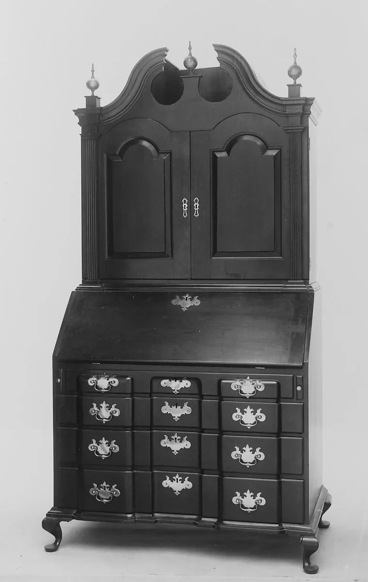 Desk and Bookcase — Unknown