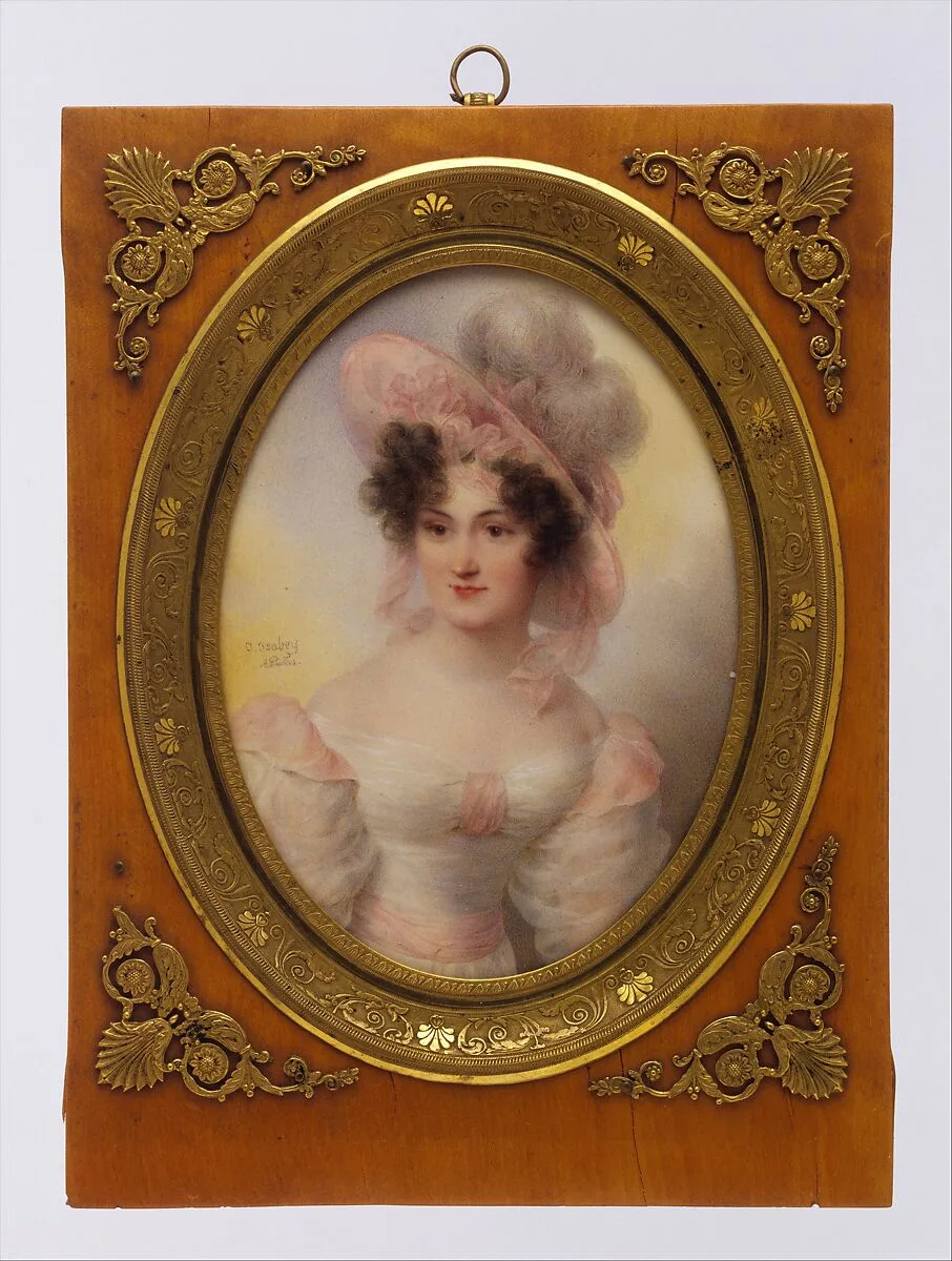 Mrs. Rufus Prime (Augusta Temple Palmer, 1807–1840) — Jean-Baptiste Isabey