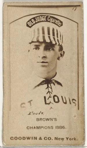 David Luther "Dave" Foutz, St. Louis Browns, from the Old Judge series (N172) for Old Judge Cigarettes