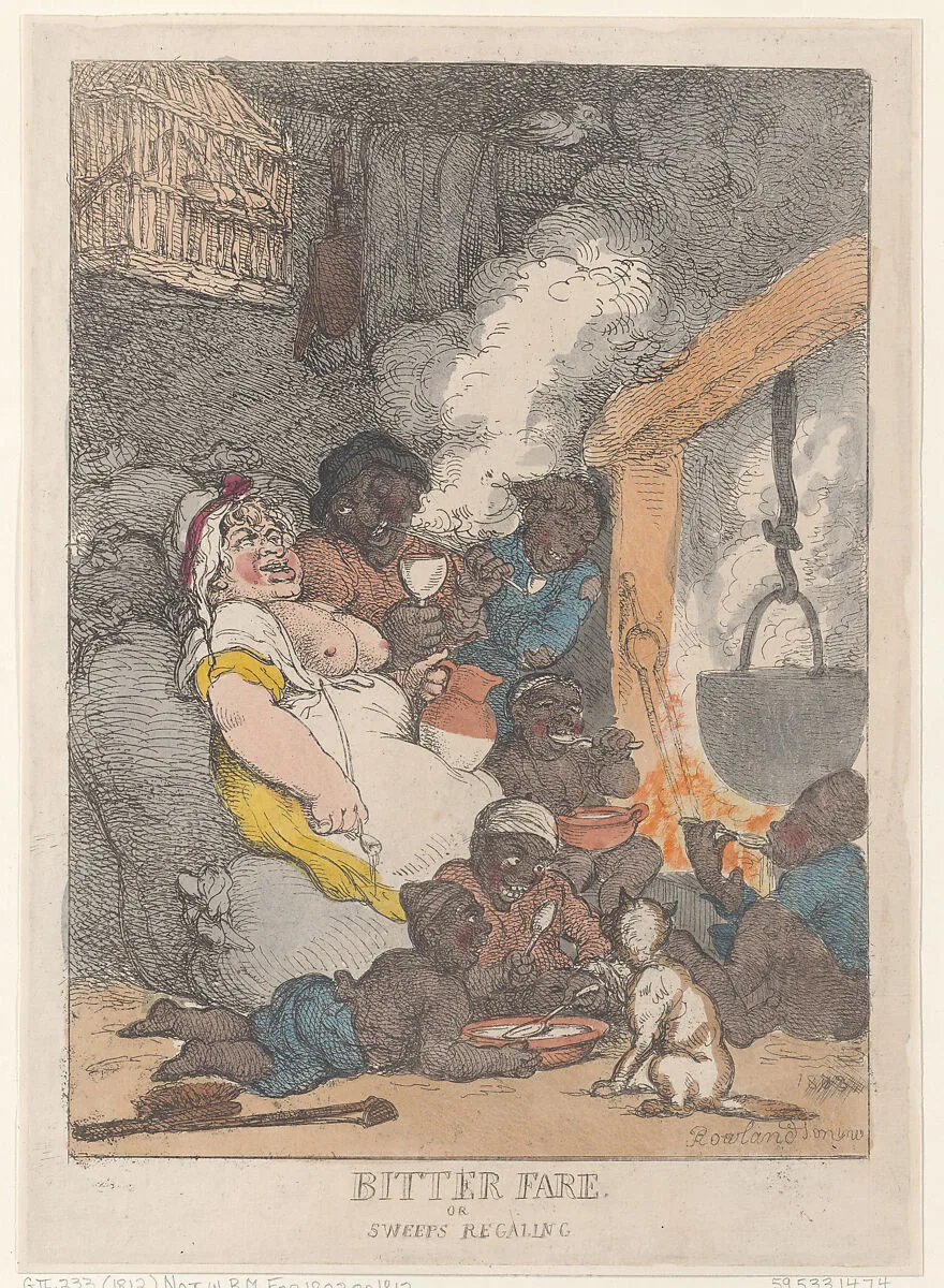 Bitter Fare or Sweeps Regaling — Thomas Rowlandson