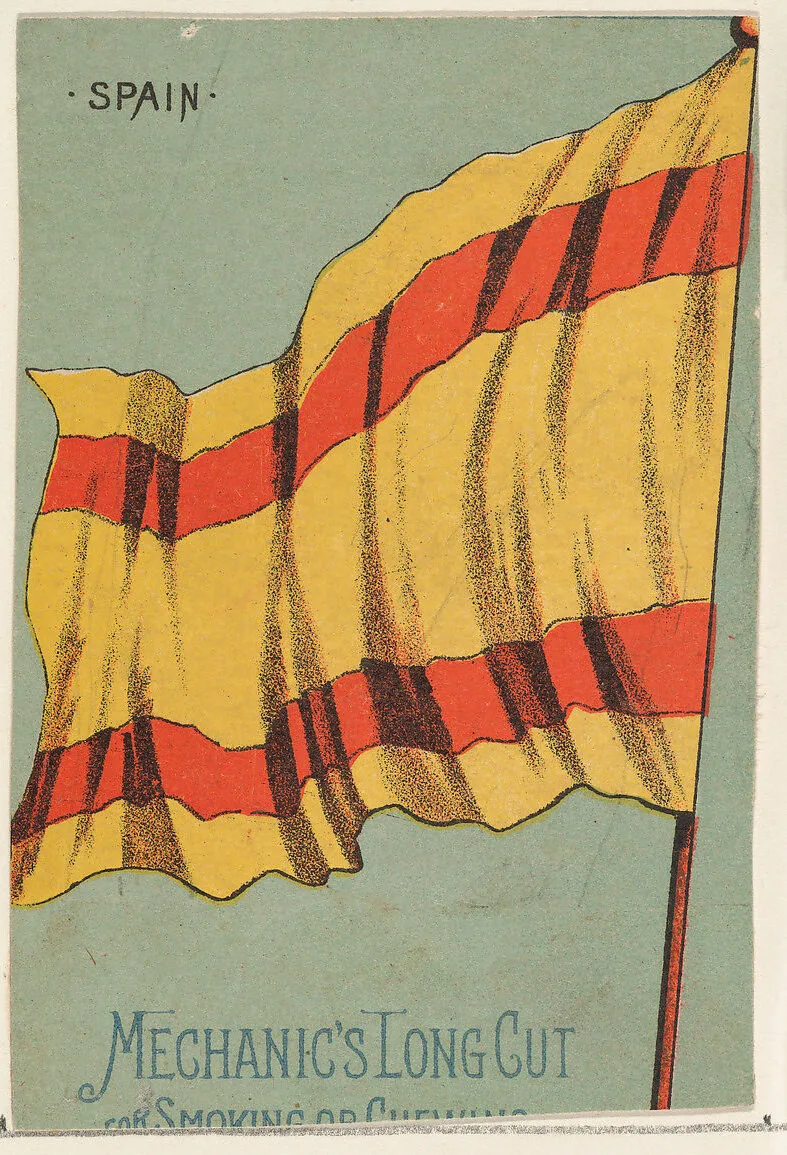 Spain, from the National Flags series (N195) issued by Wm. S. Kimball & Co. — William S. Kimball & Company