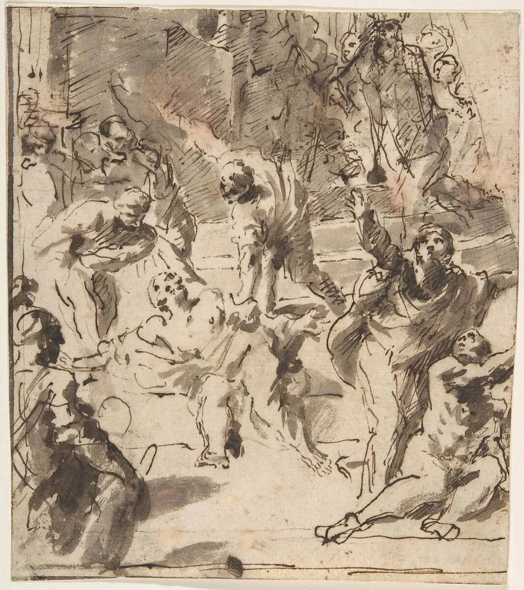 The Martyrdom of the Apostle Thomas — Giovanni Lanfranco